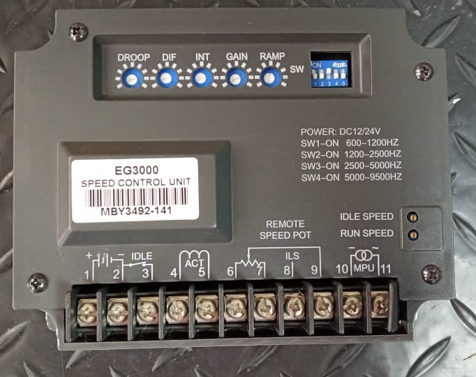 GOBERNADOR Y CONTROLADOR DE VELOCIDAD EG3000 Voltron